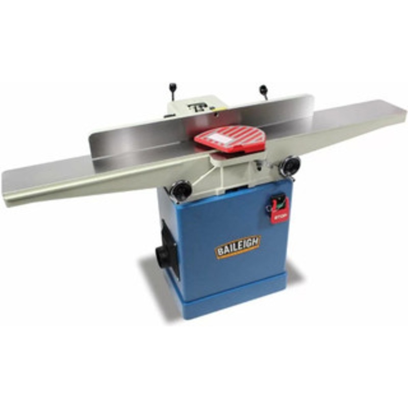 Baileigh IJ-666-HH Long Bed Wood Jointer with Helical Cutter Head, 6 x 66 Table – BA9-1021089