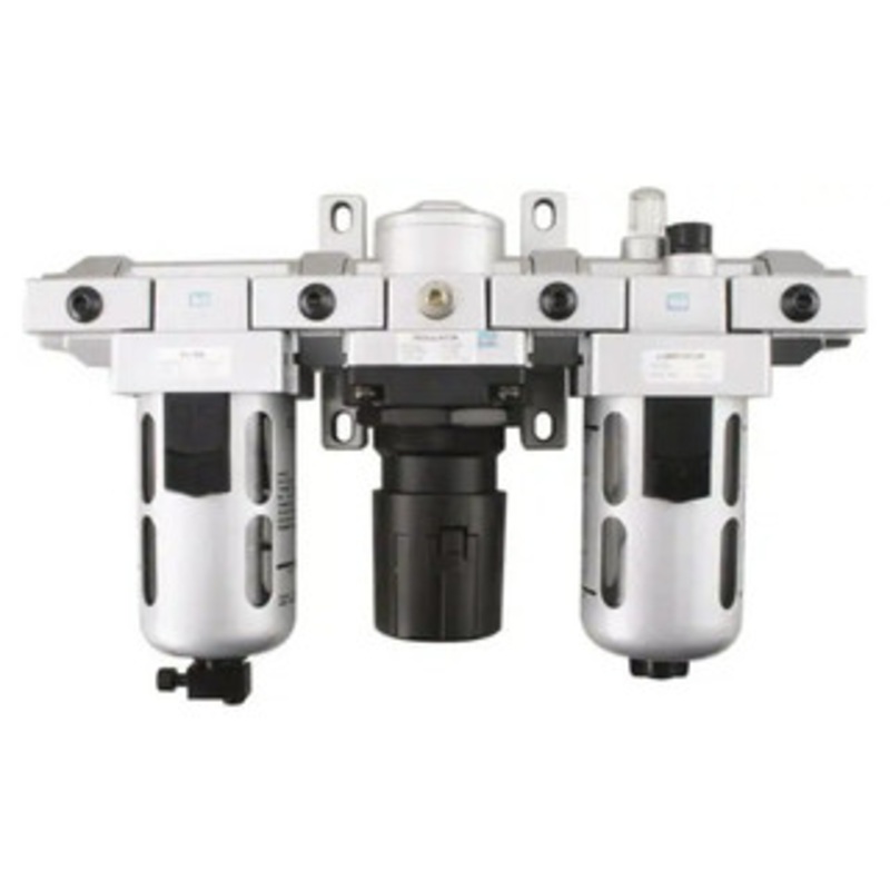 PRO-SOURCE 1/2 NPT Port Standard 3 Piece Filter-Regulator-Lubricator FRL Unit 1640005050JP – PRO-50JP