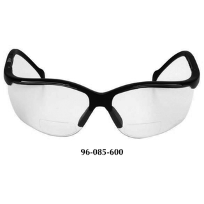 Pyramex Venture II Reader + 2.5 Magnification Clear Lens Safety Glasses SB1810R25