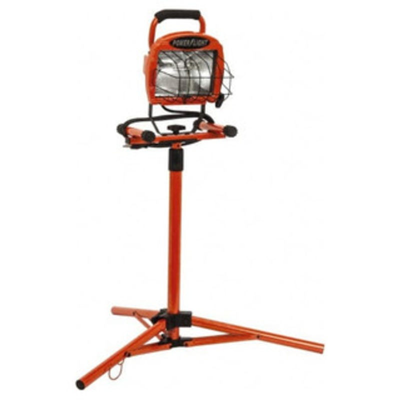 Southwire Halogen Telescoping Work Light L10SLEDSW, 1 Head, 66 High, 110 VAC, 500 Watt – 60-300-1
