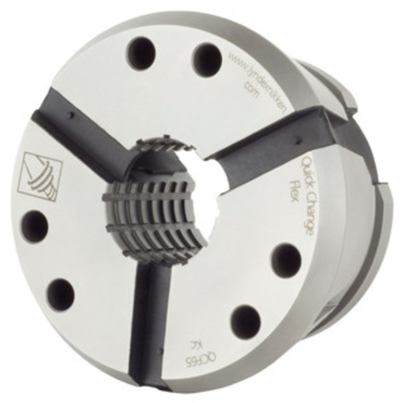 Lyndex-Nikken Series 65 Serrated Quick Change Flex Collet, 1-15/32 – QCFC65-094-SER