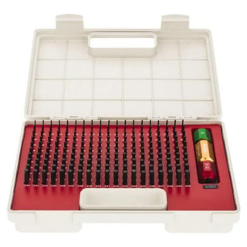 SPI Class ZZ Pin Gage Set, Inch, Black Oxide Coated Steel, Minus Tolerance, 0.061 – 0.250 Range, 190 Pieces – 22-163-0