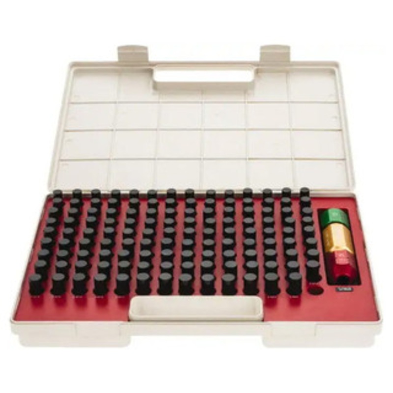 SPI Class ZZ Pin Gage Set, Inch, Black Oxide Coated Steel, Minus Tolerance, 0.501 – 0.625 Range, 125 Pieces – 22-165-5