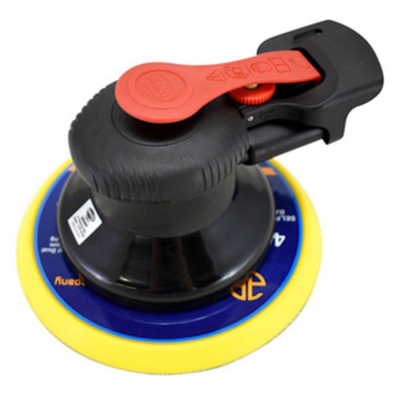 Astro Pneumatic ONYX 6 Finishing Palm Sander w/ 6 PU PSA Backing Pad, 3/16 Stroke – 322P