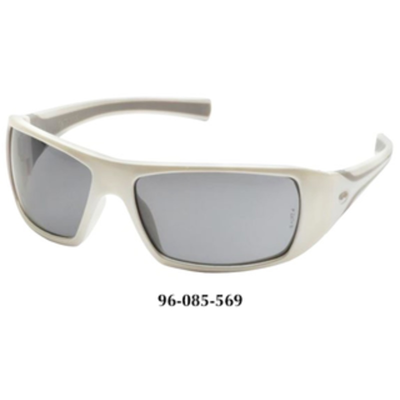 Pyramex Goliath White Frame, Gray Lens Safety Glasses SW5620D