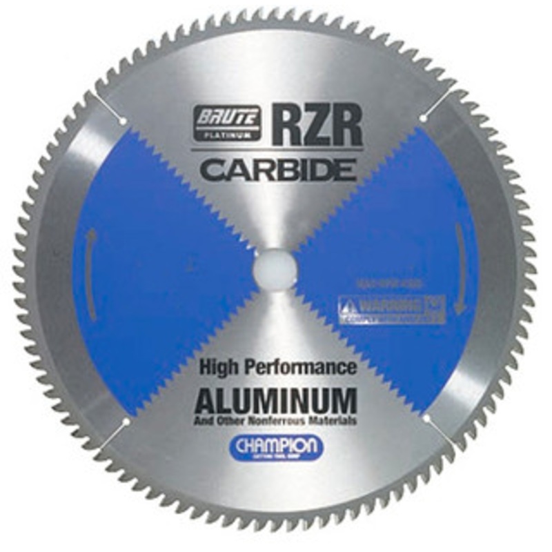 Champion Tool RZR Circular Saw Aluminum Cutting Blade, 9 Dia. – RZR-9-80-NF