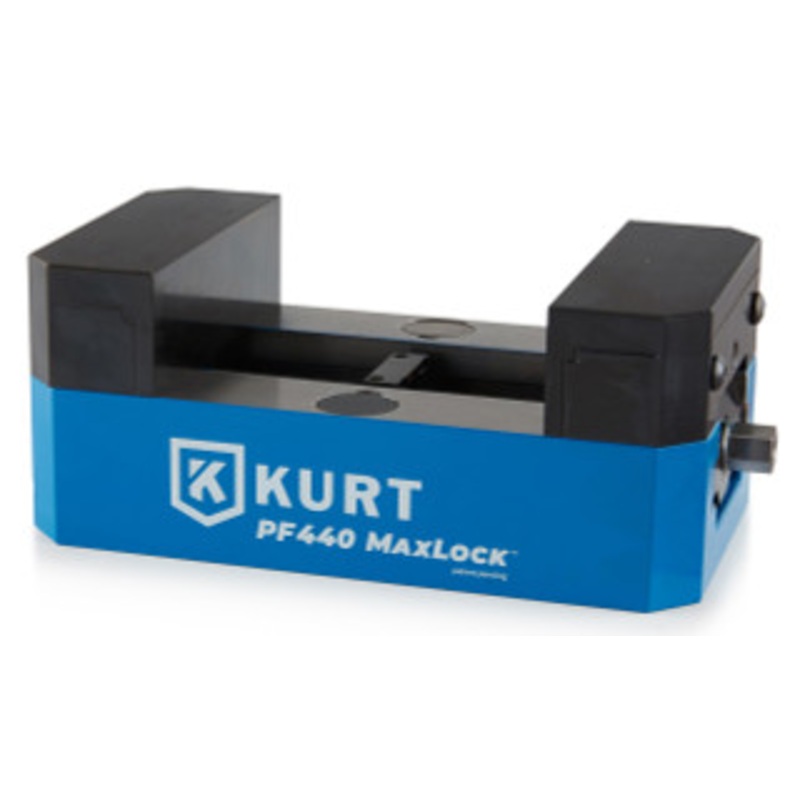 Kurt Precision Force MaxLock 5-Axis Vise PF440 with Machinable Jaws – PF440-M
