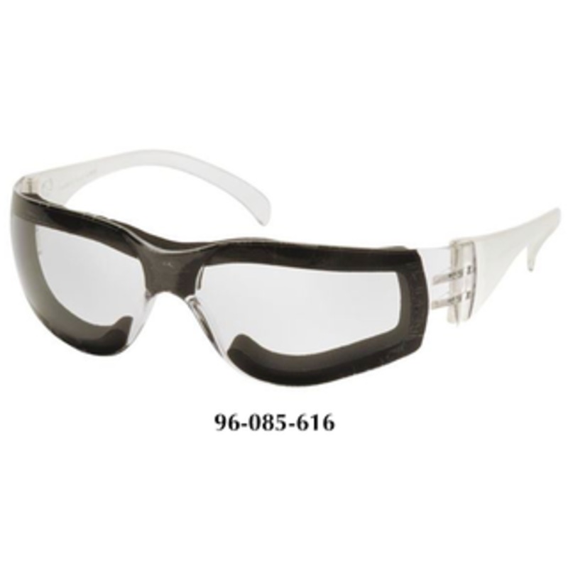 Pyramex Intruder Full Foam Padded Frame, Clear Anti-Fog Lens Safety Glasses S4110STFP  (PACK OF 12