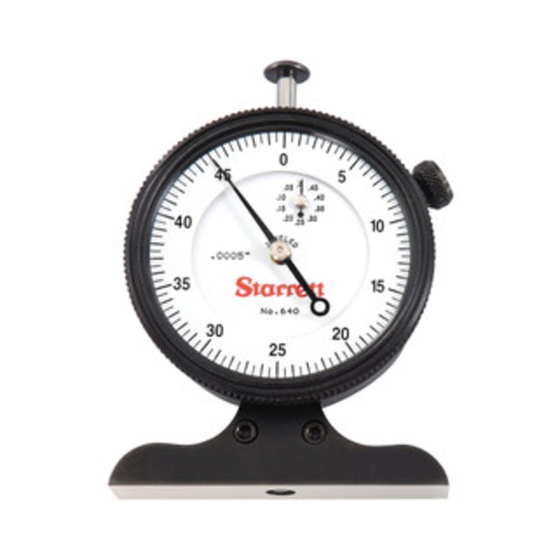 Starrett Dial Depth Gage, 0-1/2, EDP 52705 – 640JZ