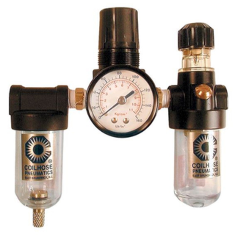 Coilhose Pneumatics Miniature FRL Unit, 1/8 Port Size – MFRL1-G