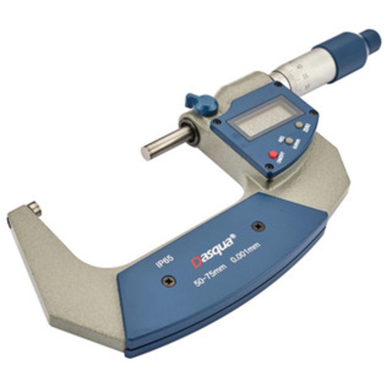 Dasqua 50-75mm/2-3 IP65 Digital Outside Micrometer – 4410-1115