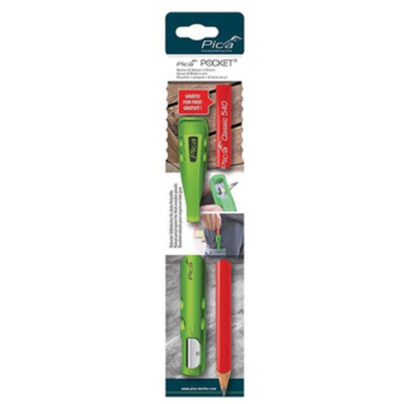 Pica POCKET Quiver & Blade In One With (2) Classic Carpenter Pencils – 505/01
