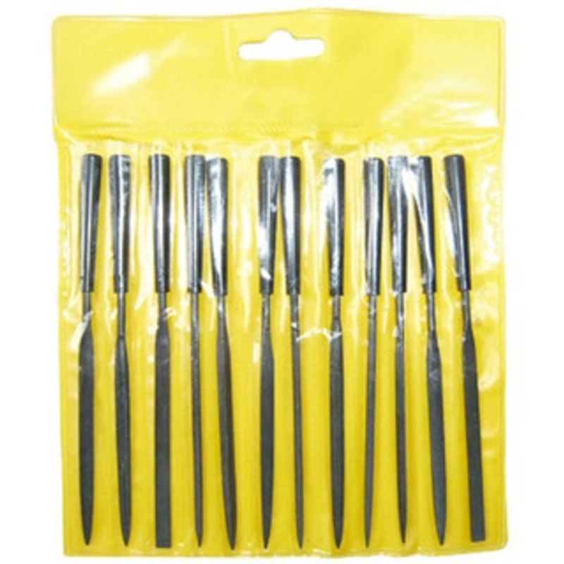 Precise 12 Piece #0 Cut Needle File Set – 3000-0080