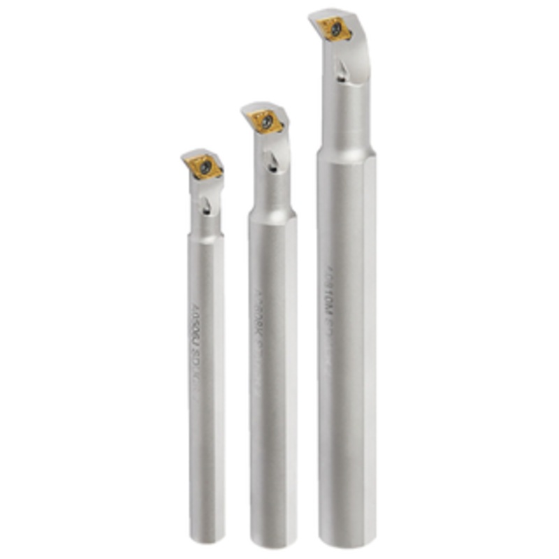 Terra Carbide SDUC_ Boring Bar Set (3/8, 1/2, & 5/8) With DCMT2(1.5)1 Inserts