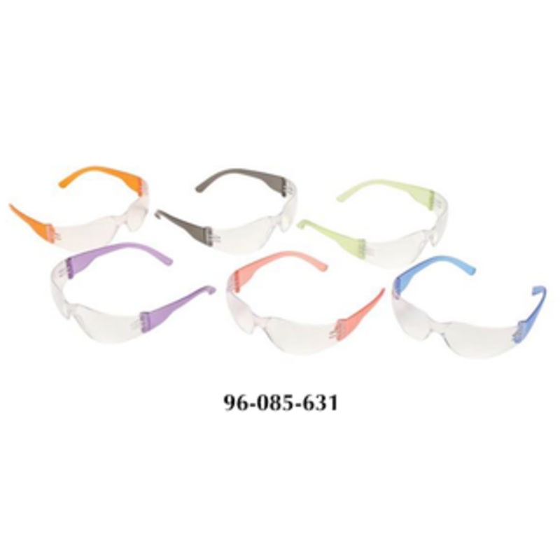 Pyramex Intruder Multi-Color Pack Clear Lens Safety Glasses S4110SMP