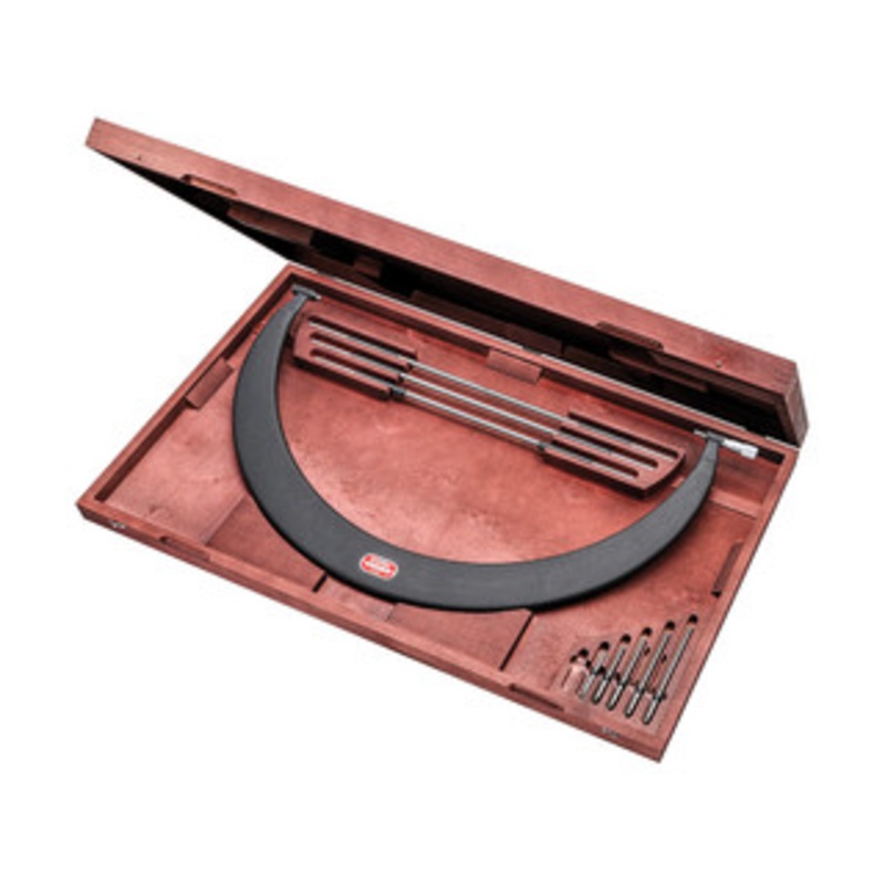 Starrett Tubular Bow Type Interchangeable Anvil Micrometer Set, 24-30, EDP 52996 – 724LZ-30