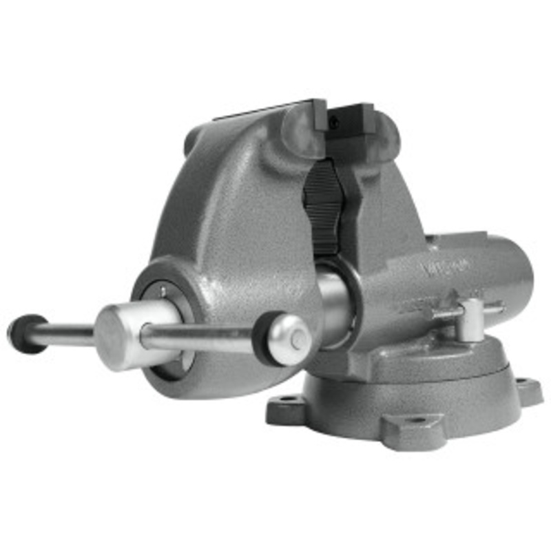 Wilton Combination Pipe & Bench Round Channel Vise with Swivel Base, 5 Jaw Width – WL9-28827