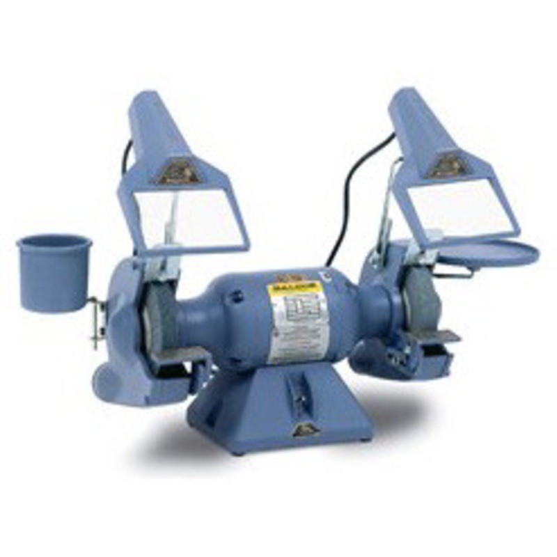 Baldor Industrial Grinder, 7 Inch, Deluxe Model, 1/2 HP, 3600 RPM, 3-Phase, 208-230/460V – 7309D