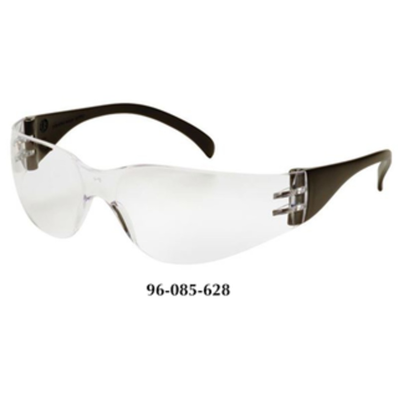 Pyramex Intruder Clear Lens, Black Frame Safety Glasses SB4110S