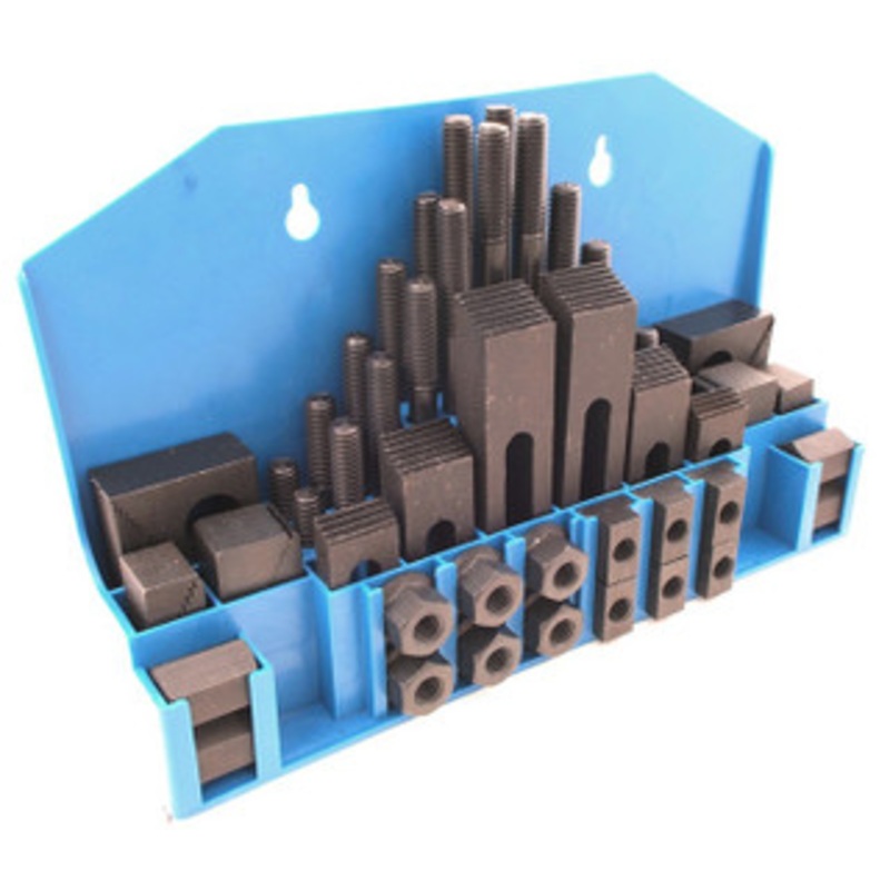 Precise 58 Piece Ultra Quality Clamping Kit for 5/8 T-Slot – 3901-0006