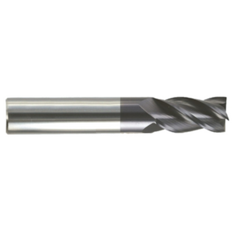 Rushmore USA 4 Flute Variable Index Solid Carbide Single End Mill – Regular Length, 5/8 Size, 1-1/4 Length of Cut, 3-1/2 Overall Length
