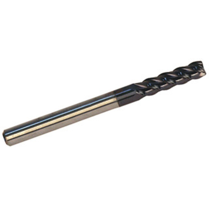Rushmore USA 1/2 Size, 4 Flute Carbide Single End Mill AlTiN Coated