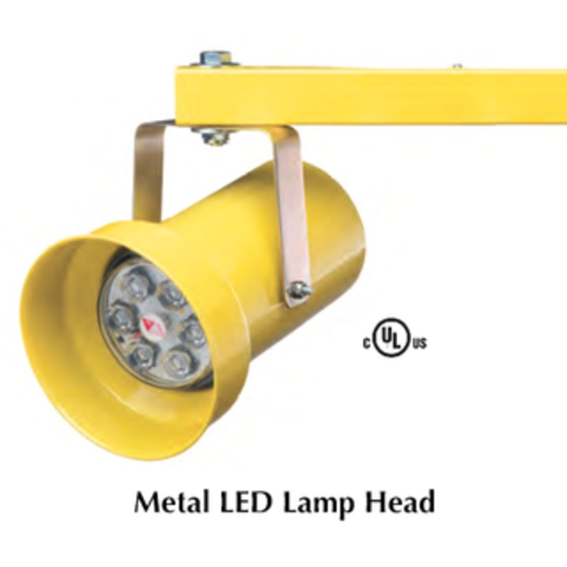 Tri-Lite 40 LED Dock Light Double-Strut Flex Arm w/Metal Head – FLDL40-ML1