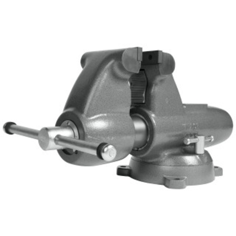 Wilton Combination Pipe & Bench Round Channel Vise with Swivel Base, 6 Jaw Width – WL9-28828