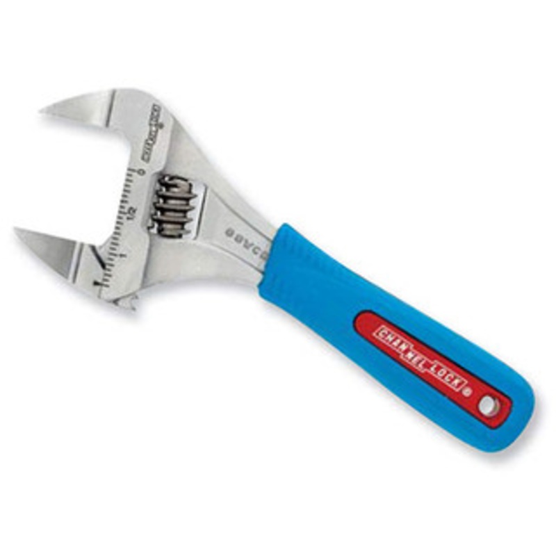 ChannelLock Xtra Slim Jaw Wideazz Adjustable Wrench 6SWCB, 6 Length – 62-173-0