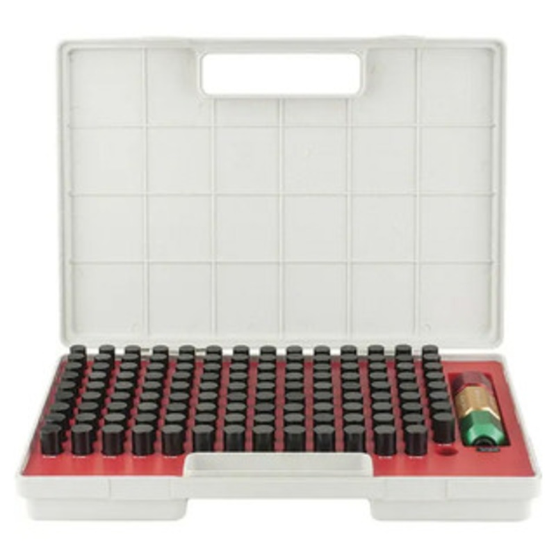SPI Class ZZ Pin Gage Set, Inch, Black Oxide Coated Steel, Minus Tolerance, 0.626 – 0.750 Range, 125 Pieces – 22-166-3