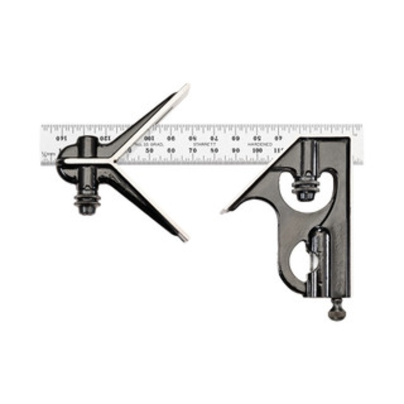 Starrett 150mm Combination Square with Square and Center Head, EDP 56411 – C33MHC-150