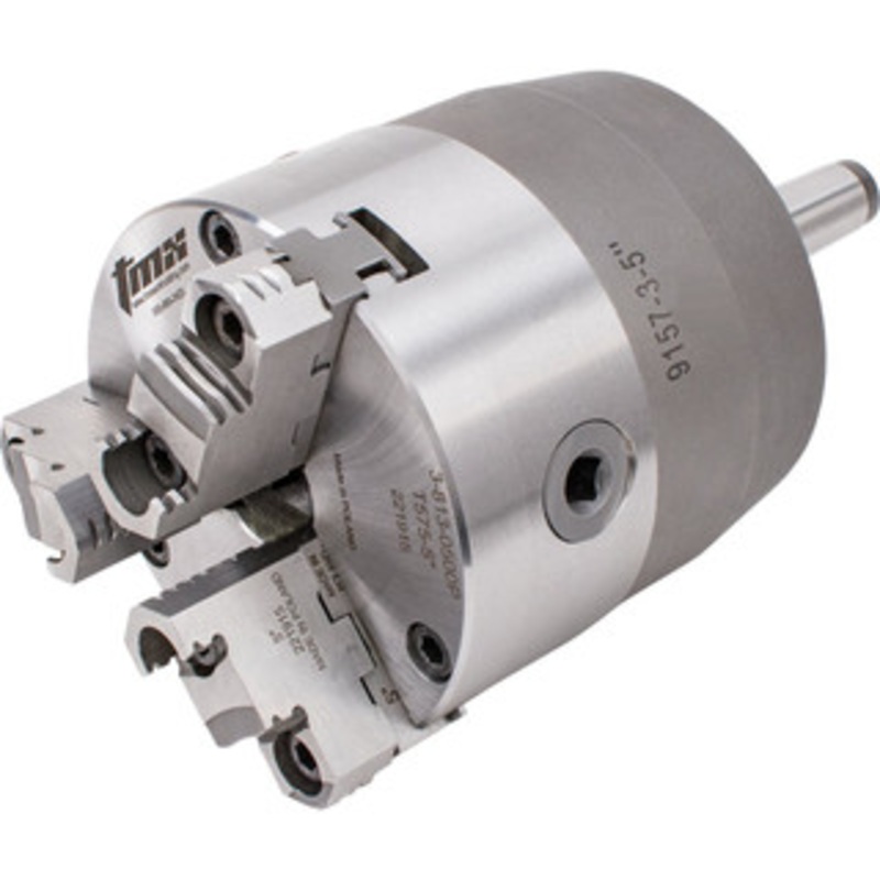 TMX 3-Jaw (2 Piece) Rotating Chuck Steel Body MT5 Shank 6in Chuck – 3-860-0600P