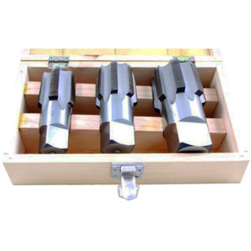 Precise 3 Piece NPT Taper Pipe Tap Set – 1011-3303