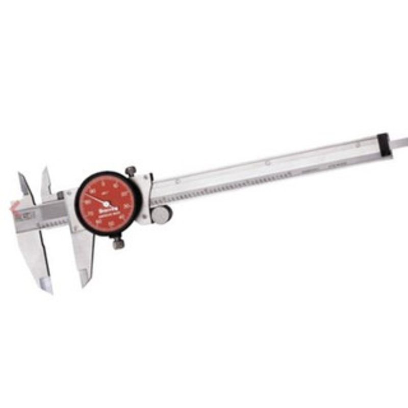 Starrett Dial Caliper, 0-6 Red Face, EDP 66918 – R120A-6-SLC
