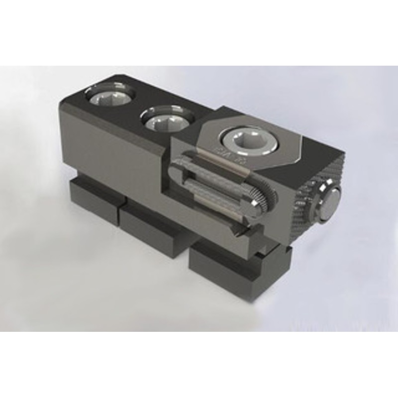 Mitee-Bite OK-Vise Clamp Model DK2-VT-B with Serrated Ball and Smooth Jaw – 47189-1
