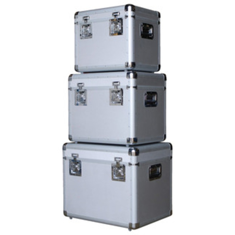 Vestil Aluminum Storage Cases, Set of 3 – CASE-A