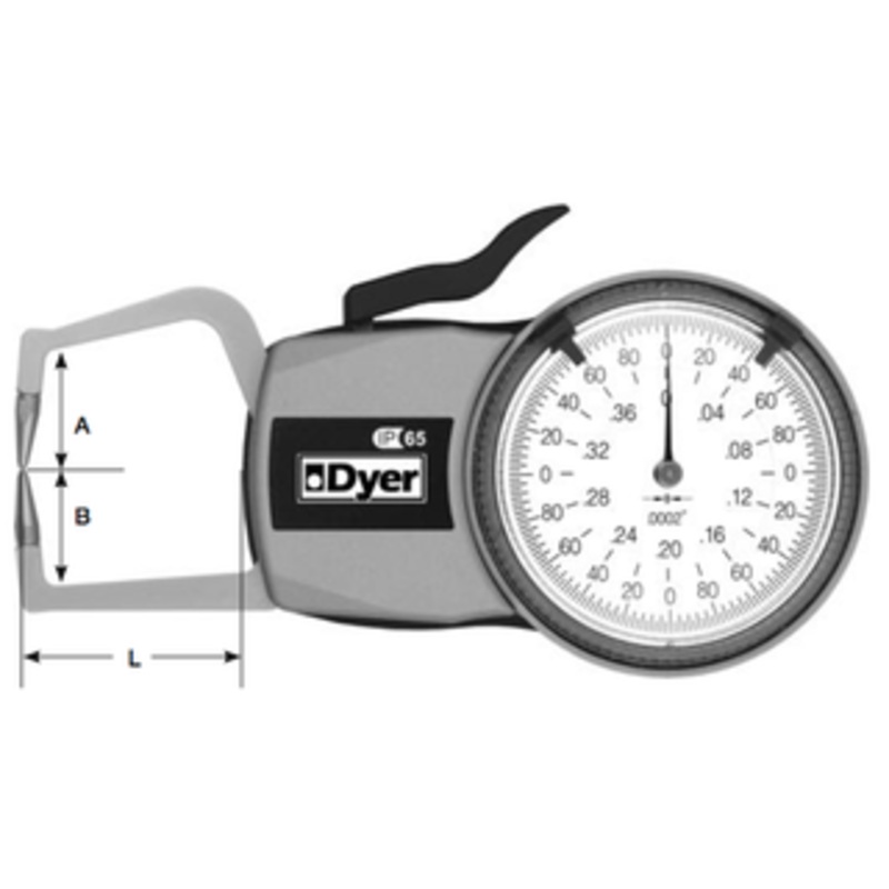 Dyer Short Reach Min-Wall/Thickness Gages Series 301