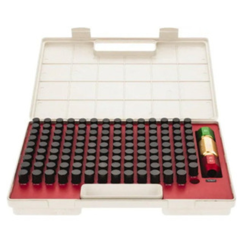 SPI Class ZZ Pin Gage Set, Inch, Black Oxide Coated Steel, Plus Tolerance, 0.626 – 0.750 Range, 125 Pieces – 22-174-7