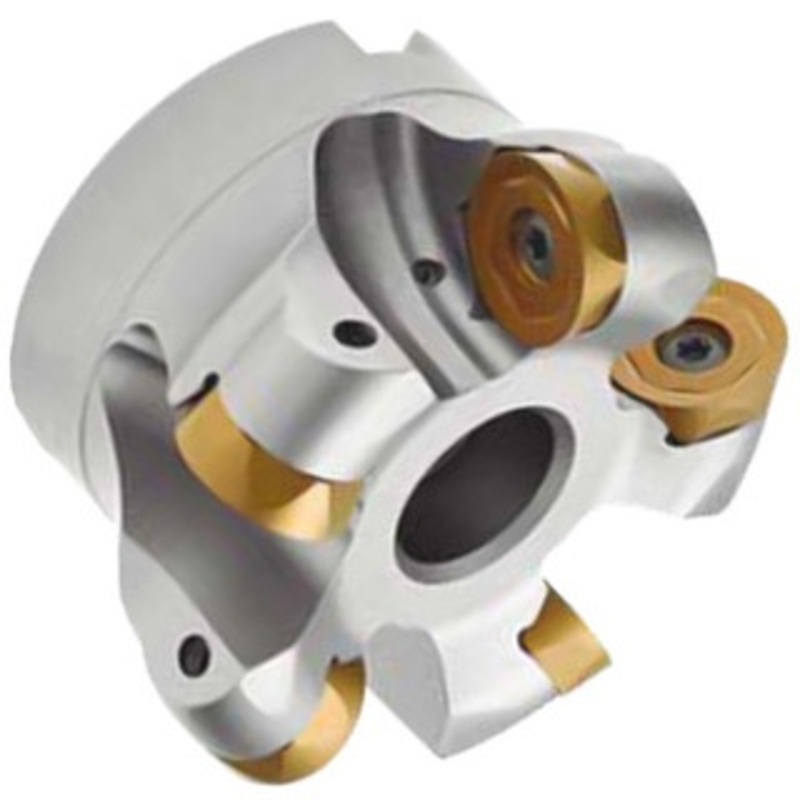 TMX RD90 D2.50-A.750/2.00-05-16, 2-1/2 Inch Diameter Round Button 5 Flute Indexable Face Mill for RD_T 16 Inserts – 181-0539-00
