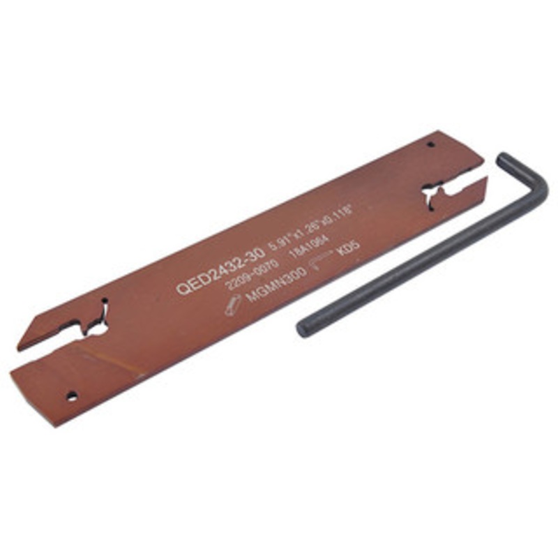 Precise 0.118W x 1.26H Indexable Cut-Off & Grooving Blade – 2209-0070