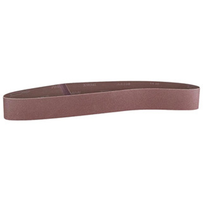 SteeleX 6 x 89 80 Grit Aluminum Oxide Sanding Belt – D3541