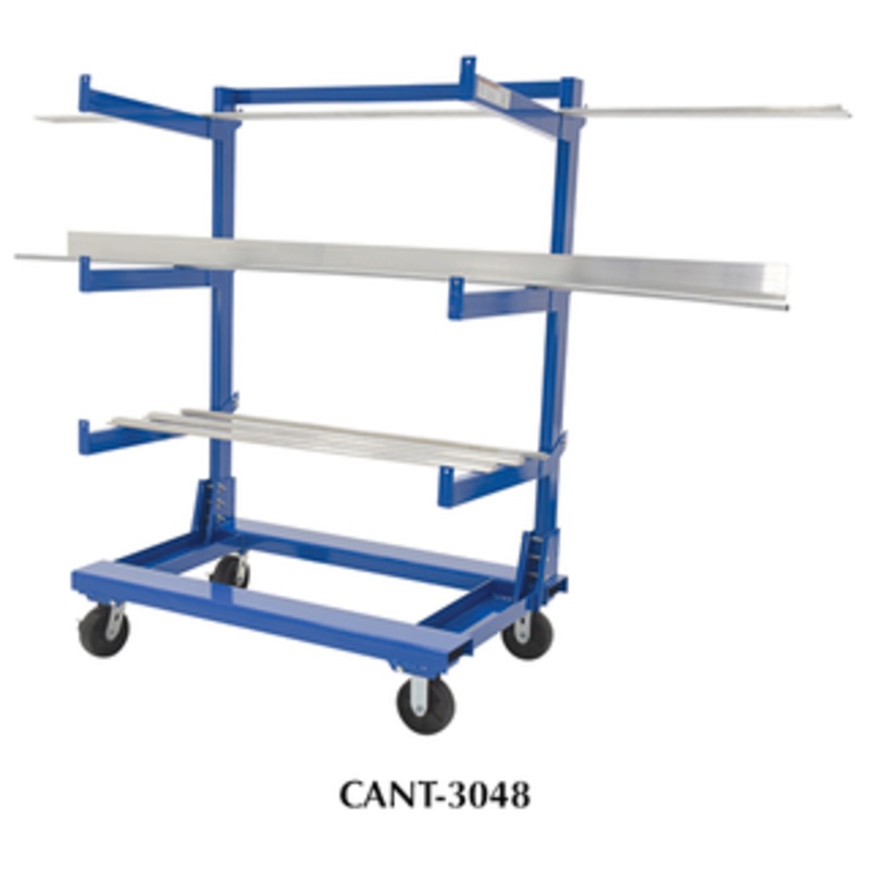 Vestil Portable Cantilever Cart, 30x 48-9/16x 64-11/16 – CANT-3048