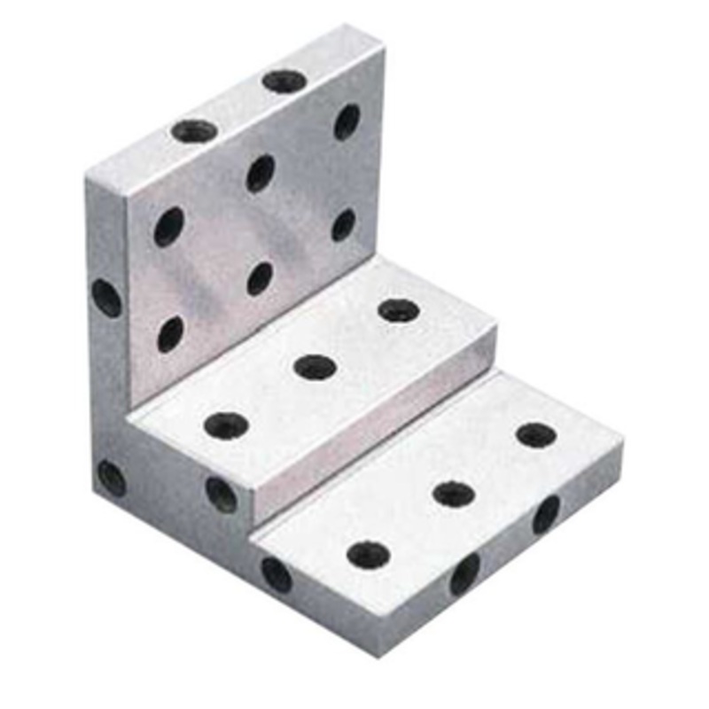 Precise 4 x 4 x 4 Stepped Angle Plate w/Tapped Holes – STP/4