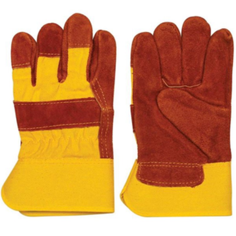 Precise High Visability Orange Leather Grade Gloves