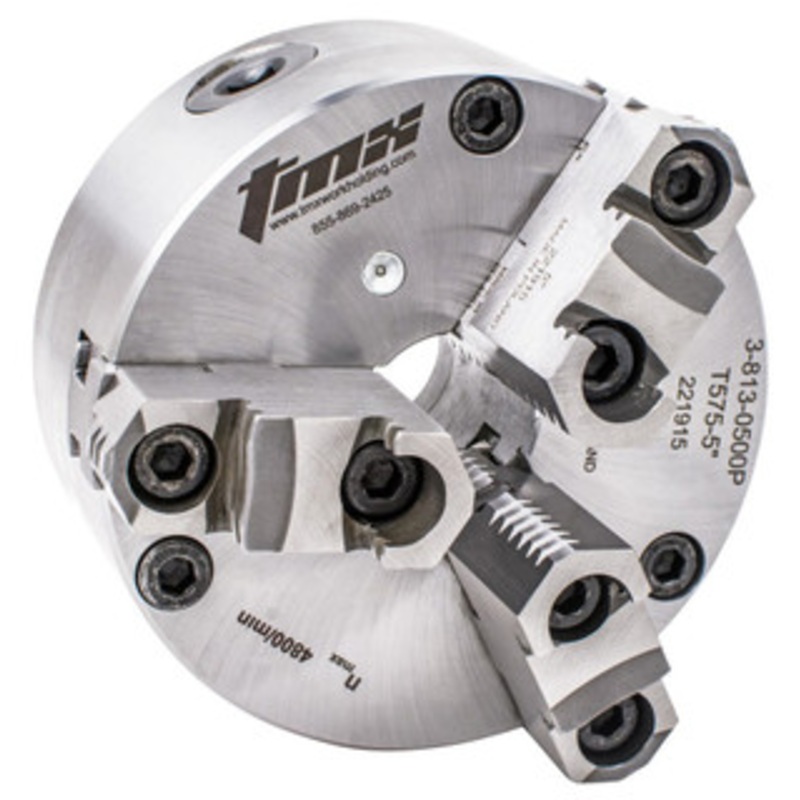 TMX 3-Jaw Front Mount Scroll Chucks with 2pc Jaws