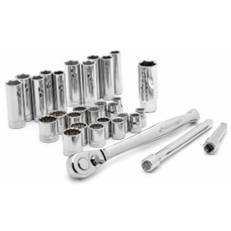 Crescent Tools 30 Pc. Standard & Deep Mechanics Tool Set CTK30SETN – 93-448-9