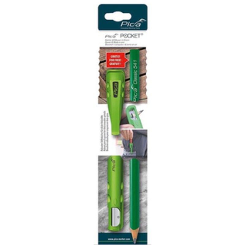 Pica POCKET Quiver & Blade In One With (2) Classic Stonemason Pencils – 505/02