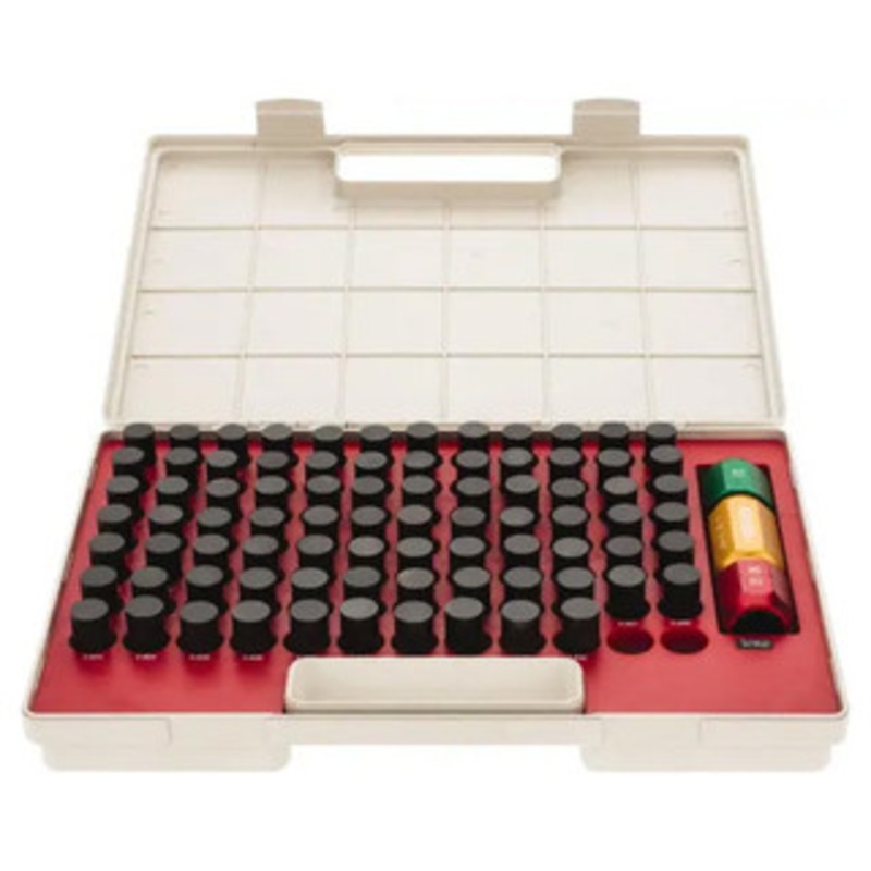 SPI Class ZZ Pin Gage Set, Inch, Black Oxide Coated Steel, Minus Tolerance, 0.751 – 0.832 Range, 82 Pieces – 22-167-1