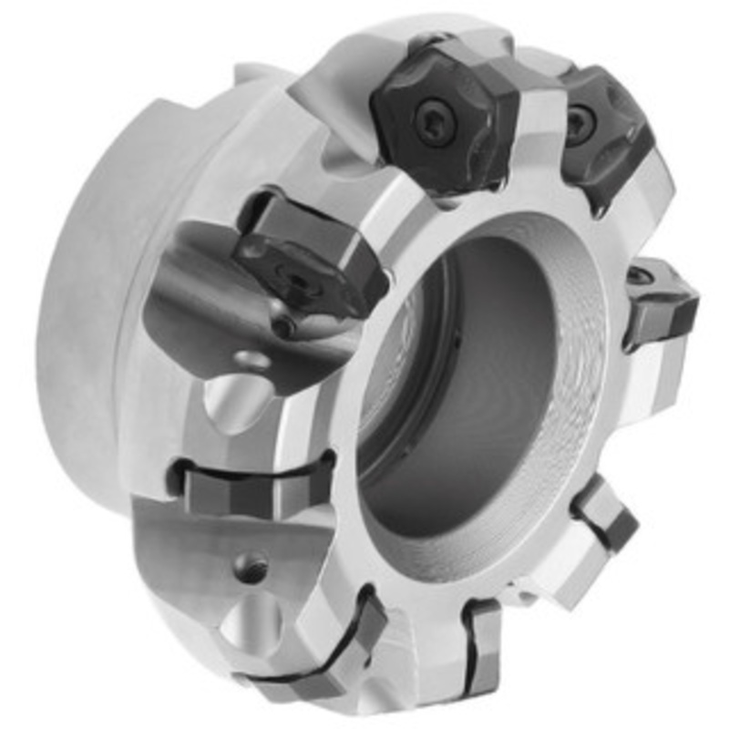 TMX PN60 D6.00-A2.00/2.50U-10-11, 6 Inch Diameter 60 10 Flute Indexable Face Mill for PNHX 11 Inserts – 181-0642-00