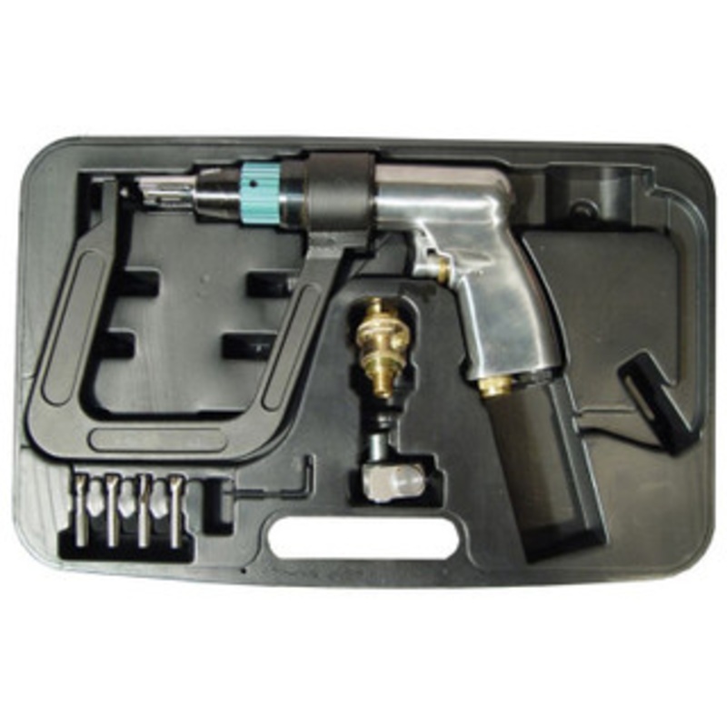 Astro Pneumatic Air Spot Drill with 5.5 Deep Clamp Kit and 5 Drill Bits – AP-1756